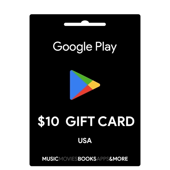 Google Play Gift Card Buy or Recharge Online USA 10$ - Google Play Codes @OfficialReseller.com in India