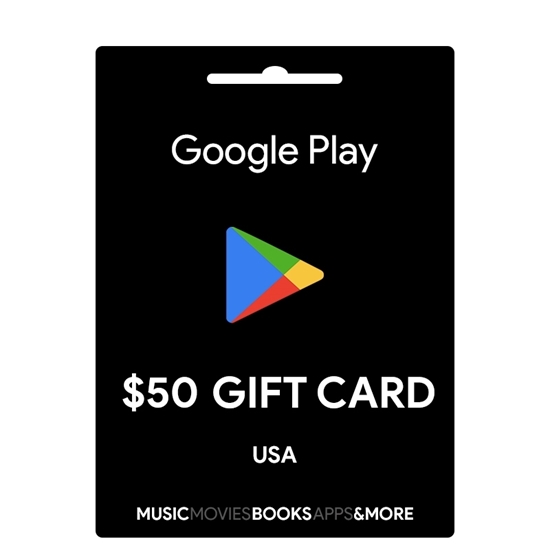 Google Play USA 50$ Gift Card