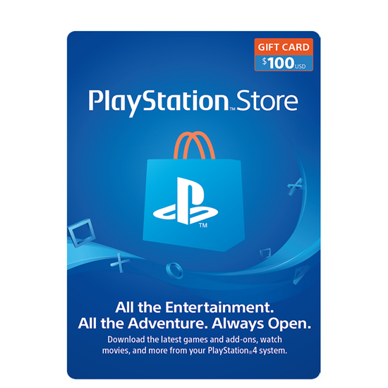 Buy PSN Gift Card - USD 100$ (India): OfficialReseller.com: Gift Cards pay in Indian Rupees get 100$ worth of PSN gift card
