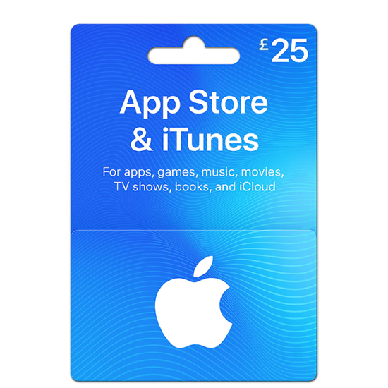 Buy iTunes Gift Card - UK 25£ (India): OfficialReseller.com: Gift Cards pay in Indian Rupees get UK 25£ worth of iTunes gift card